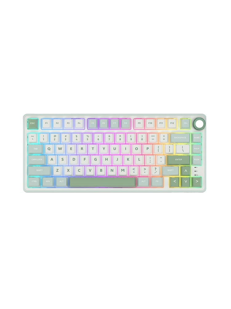 კლავიატურა: Royal Kludge RK R75 RGB Brown Switch Type-C Mechanical Keyboard Sky Cyan - RKR75-SK-C