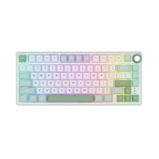 კლავიატურა: Royal Kludge RK R75 RGB K silver switch Type-C Mechanical Keyboard Sky Cyan - RKR75-SK-KY