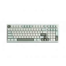 კლავიატურა: Royal Kludge RK R98 Pro Wired RGB Mechanical Keyboard Beige Switch Sky Cyan - RKR98PRO-SK-XW