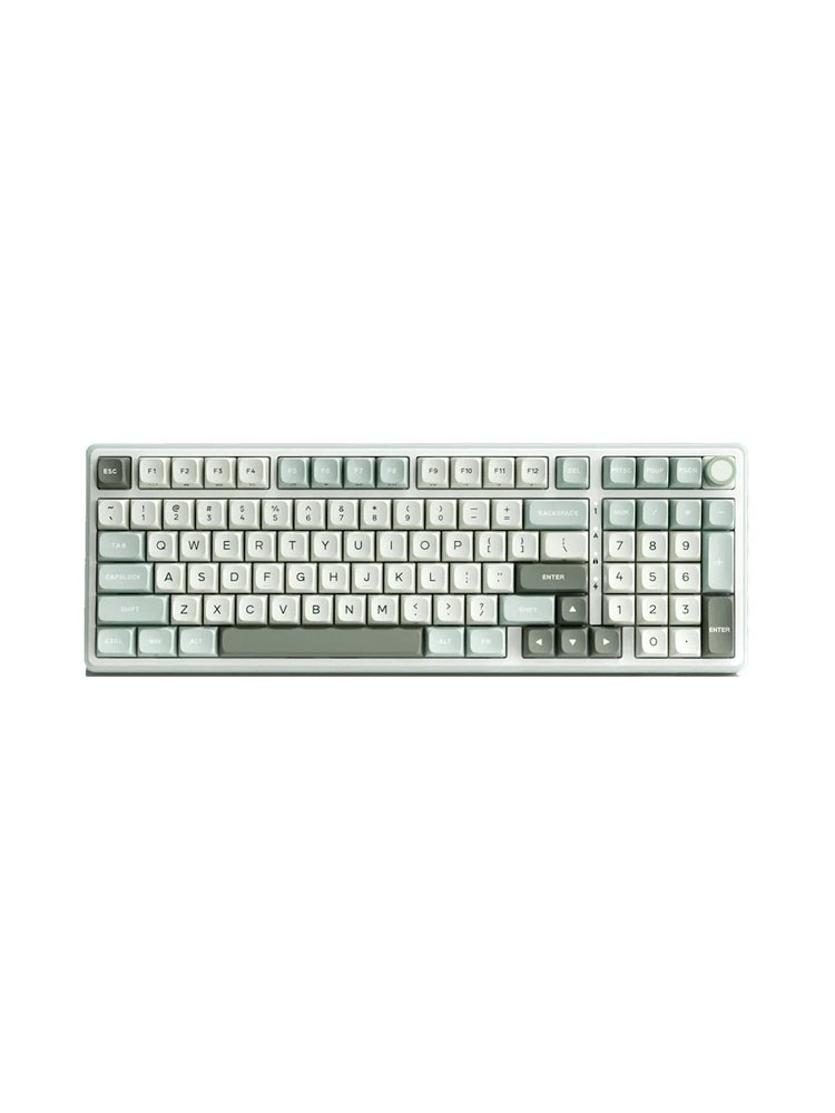 კლავიატურა: Royal Kludge RK R98 Pro Wired RGB Mechanical Keyboard Beige Switch Sky Cyan - RKR98PRO-SK-XW