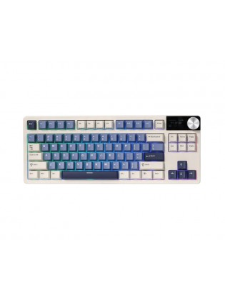 კლავიატურა: Royal Kludge RK S85 RGB Cloud Switch Mechanical Keyboard Horizon Blue - RKS85-HB-YM