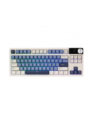კლავიატურა: Royal Kludge RK S85 RGB Cloud Switch Mechanical Keyboard Horizon Blue - RKS85-HB-YW