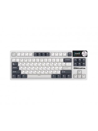 კლავიატურა: Royal Kludge RK S85 RGB Cloud Switch Mechanical Keyboard White Night - RKS85-WN-YW