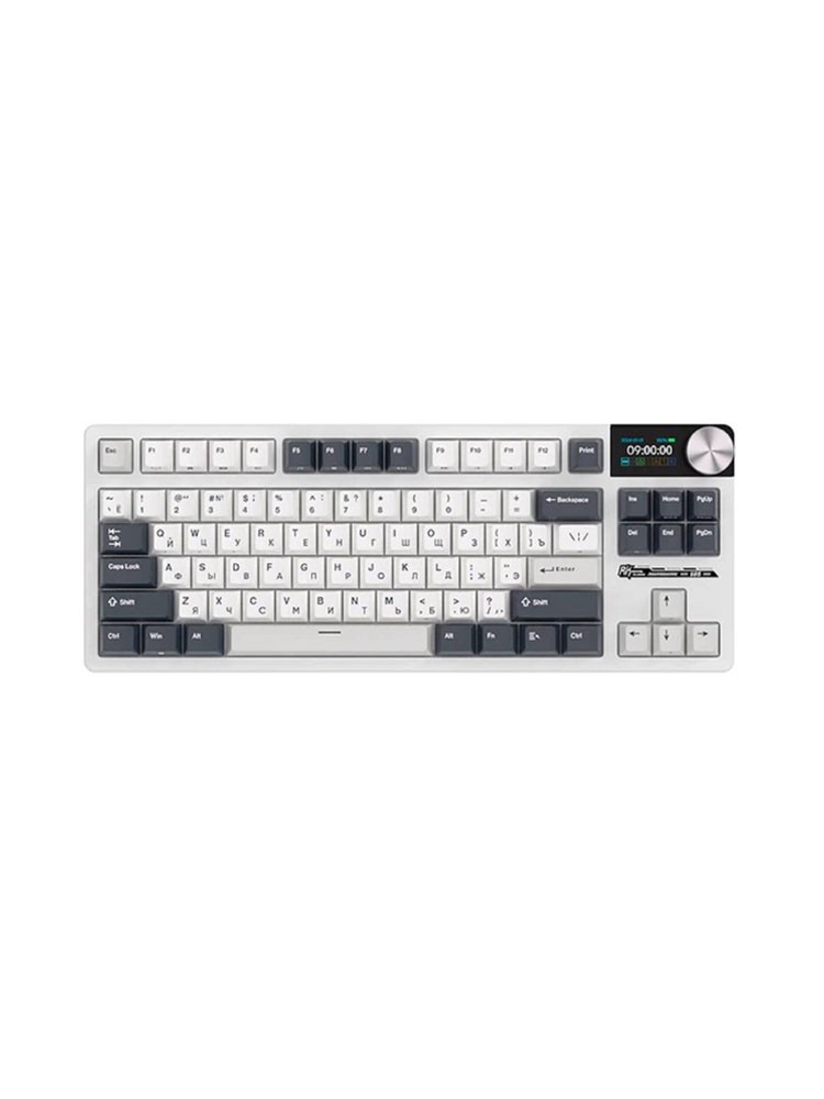 კლავიატურა: Royal Kludge RK S85 RGB Cloud Switch Mechanical Keyboard White Night - RKS85-WN-YW