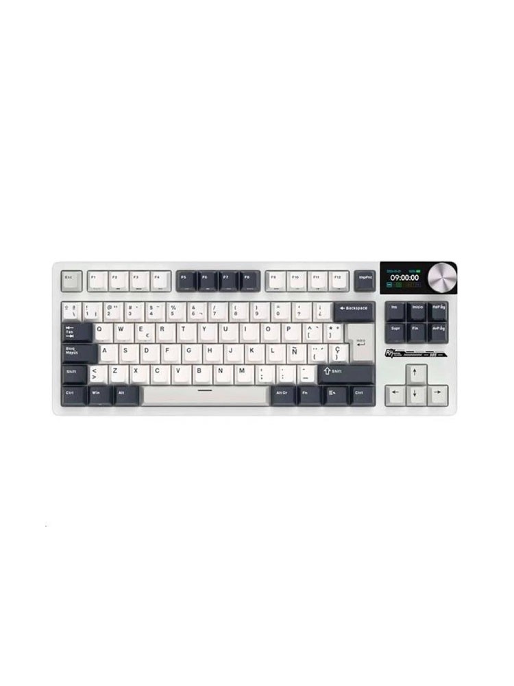 კლავიატურა: Royal Kludge RK S85 RGB Cloud Switch Mechanical Keyboard White Night - RKS85-WN-YW
