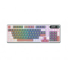 კლავიატურა: Royal Kludge RK S98 RGB Brown Switch Mechanical Keyboard Clay Green - RKS98-CP-C