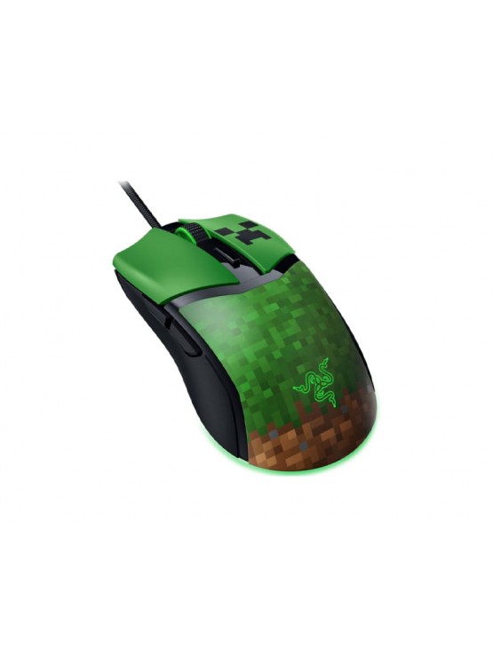 მაუსი: Razer Cobra Wired RGB Gaming Mouse Minecraft Edition - RZ01-04650200-R3M1