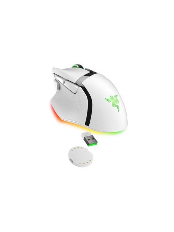 მაუსი: Razer Basilisk V3 Pro 35K Wireless Gaming Mouse White - RZ01-05240200-R3G1