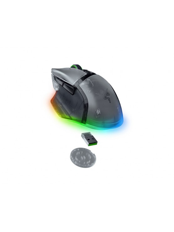 მაუსი: Razer Basilisk V3 Pro 35K Wireless Gaming Mouse Phantom White - RZ01-05240400-R3G1