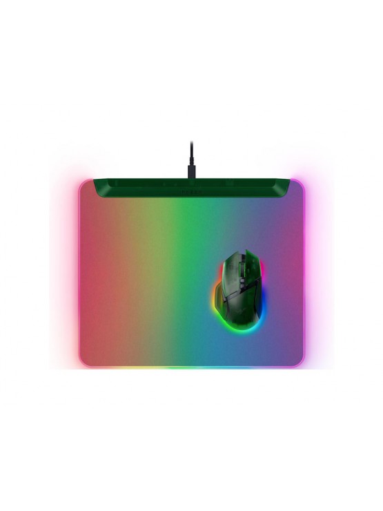 მაუს პადი: Razer Firefly V2 Pro Fully Illuminated Gaming Mouse Mat Phantom Green Edition - RZ02-04920300-R3M1