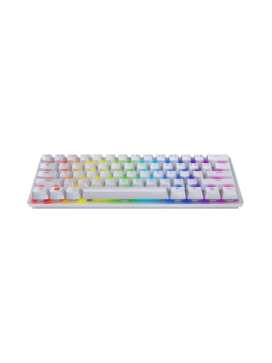 კლავიატურა: Razer Huntsman Mini RGB Gaming Keyboard White - RZ03-03390400-R3M1