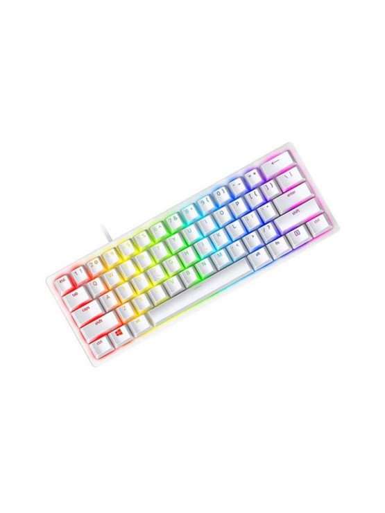 კლავიატურა: Razer Huntsman Mini RGB Gaming Keyboard White - RZ03-03390400-R3M1