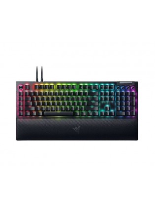 კლავიატურა: Razer BlackWidow V4 Pro Mechanical USB Yellow Switches Gaming Keyboard Black - RZ03-04681800-R3M1