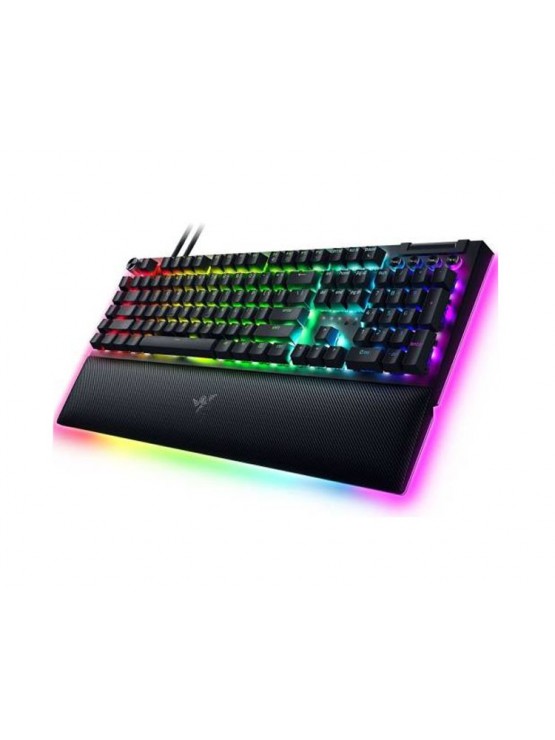 კლავიატურა: Razer BlackWidow V4 Pro Mechanical USB Yellow Switches Gaming Keyboard Black - RZ03-04681800-R3M1
