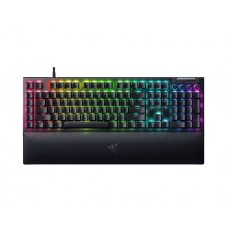კლავიატურა: Razer BlackWidow V4 Wired RGB Green Switch Gaming Keyboard Black - RZ03-04690100-R3M1
