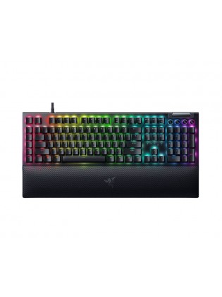კლავიატურა: Razer BlackWidow V4 Wired RGB Yellow Switch Gaming Keyboard Black - RZ03-04691800-R3M1