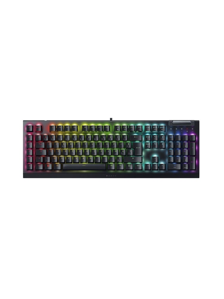 კლავიატურა: Razer BlackWidow V4 X Wired RGB Mechanical Gaming Keyboard Black - RZ03-04702500-R3R1