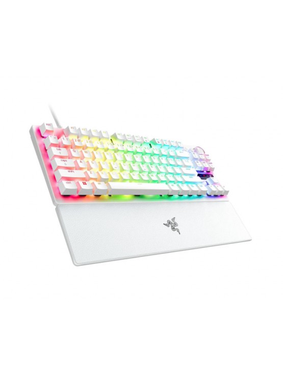 კლავიატურა: Razer Huntsman V3 Pro Tenkeyless Gaming Keyboard White - RZ03-04981700-R3M1