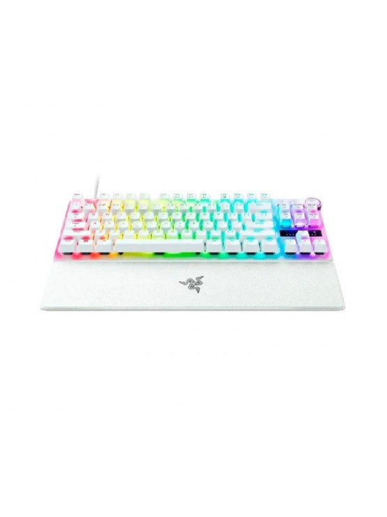 კლავიატურა: Razer Huntsman V3 Pro Tenkeyless Gaming Keyboard White - RZ03-04981700-R3M1