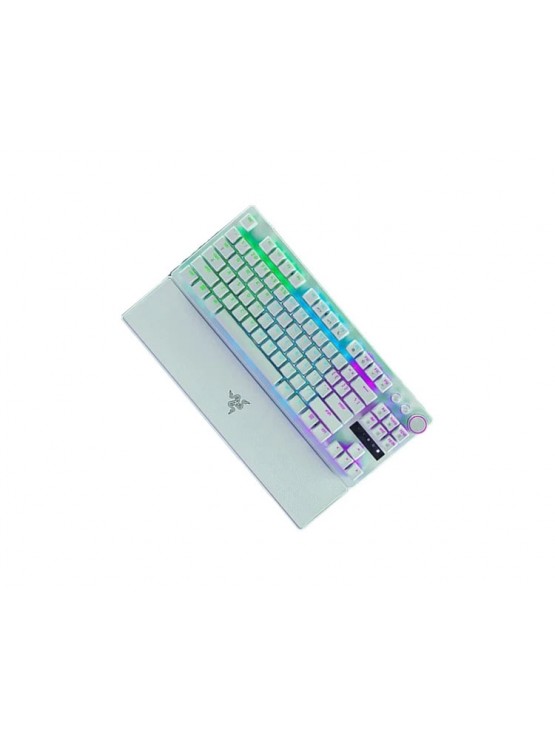 კლავიატურა: Razer Huntsman V3 Pro Tenkeyless Gaming Keyboard White - RZ03-04981700-R3M1