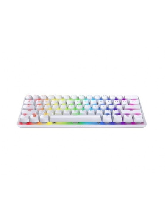 კლავიატურა: Razer Huntsman V3 Pro Mini Mechanical RGB Gaming Keyboard White - RZ03-04991700-R3M1
