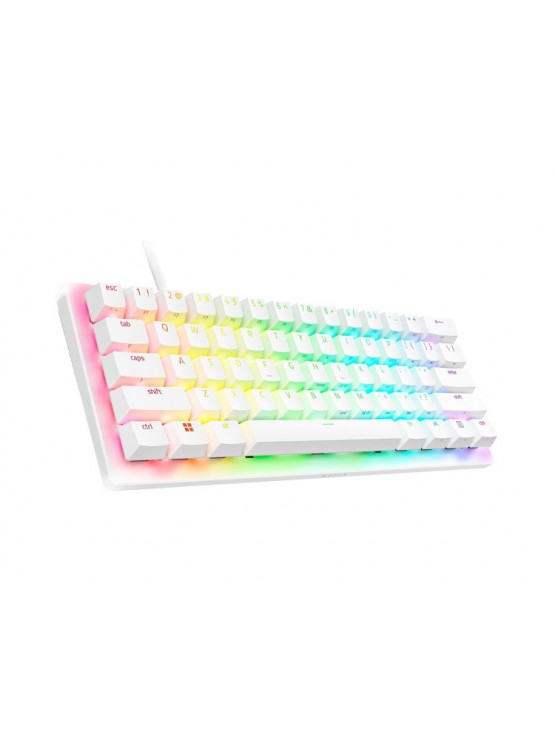 კლავიატურა: Razer Huntsman V3 Pro Mini Mechanical RGB Gaming Keyboard White - RZ03-04991700-R3M1