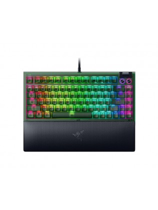 კლავიატურა: Razer BlackWidow V4 75% Mechanical Gaming Keyboard Phantom Green Editon - RZ03-05003300-R3M1