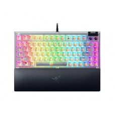 კლავიატურა: Razer BlackWidow V4 75% Mechanical Gaming Keyboard Phantom White Editon - RZ03-05003500-R3M1