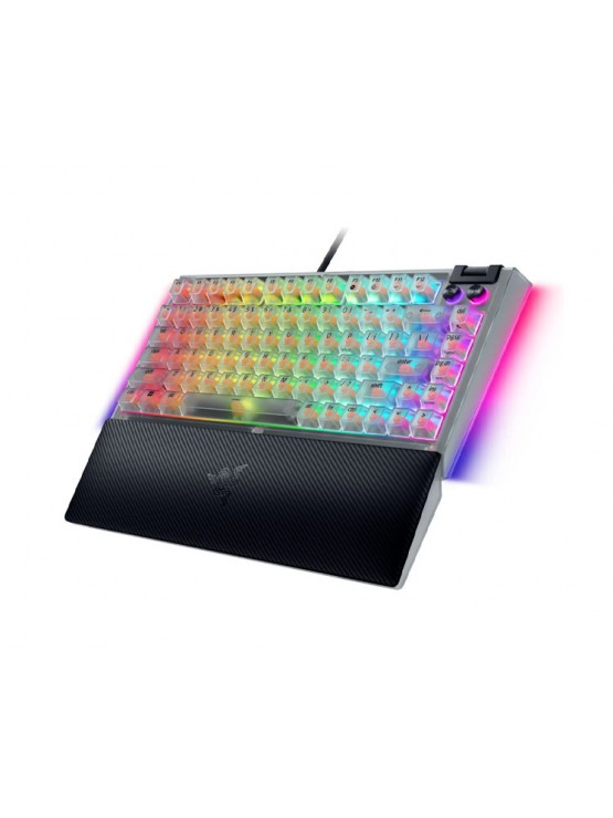 კლავიატურა: Razer BlackWidow V4 75% Mechanical Gaming Keyboard Phantom White Editon - RZ03-05003500-R3M1