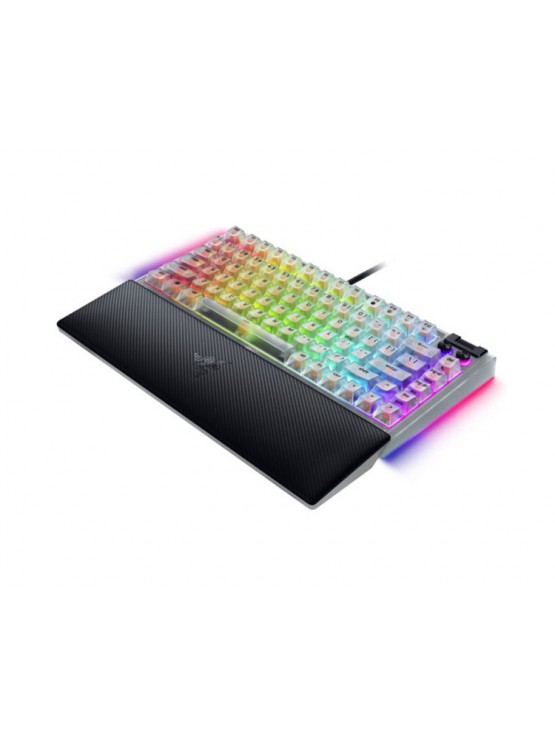 კლავიატურა: Razer BlackWidow V4 75% Mechanical Gaming Keyboard Phantom White Editon - RZ03-05003500-R3M1