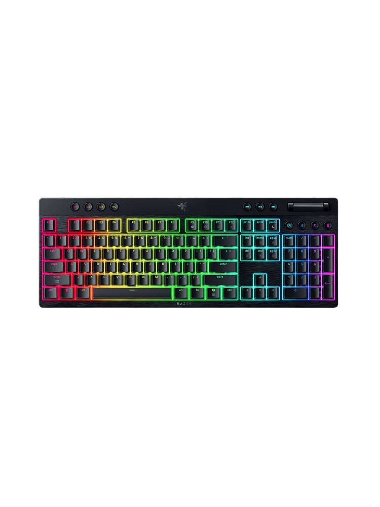 კლავიატურა: Razer BlackWidow V4 Low Profile HyperSpeed Wireless Mechanical Gaming Keyboard - RZ03-05270100-R3M1