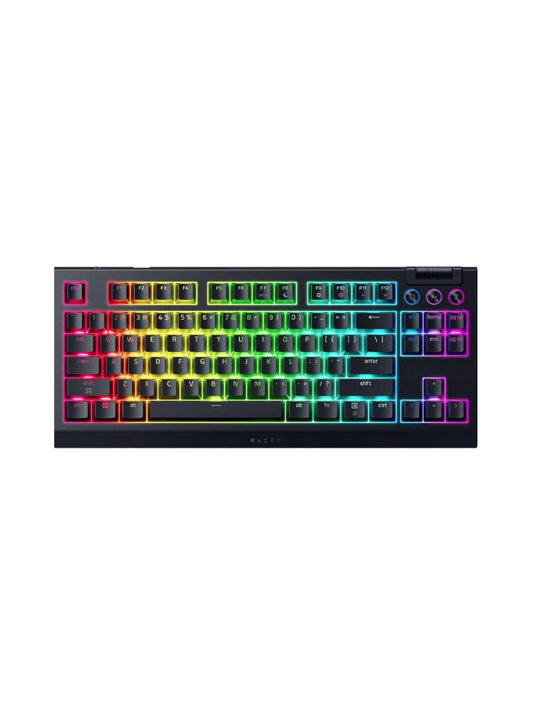 კლავიატურა: Razer BlackWidow V4 TKL HyperSpeed Wireless Mechanical Gaming Keyboard Black - RZ03-05480100-R3M1