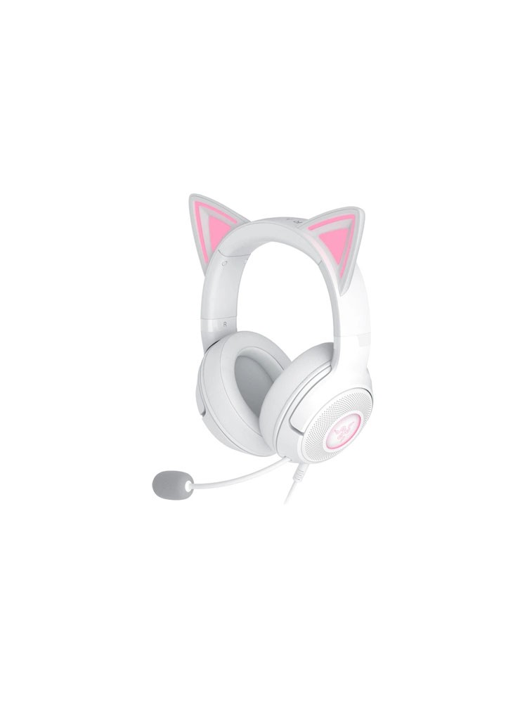 ყურსასმენი: Razer Kraken Kitty V2 Wired RGB Headset White - RZ04-04730600-R3M1