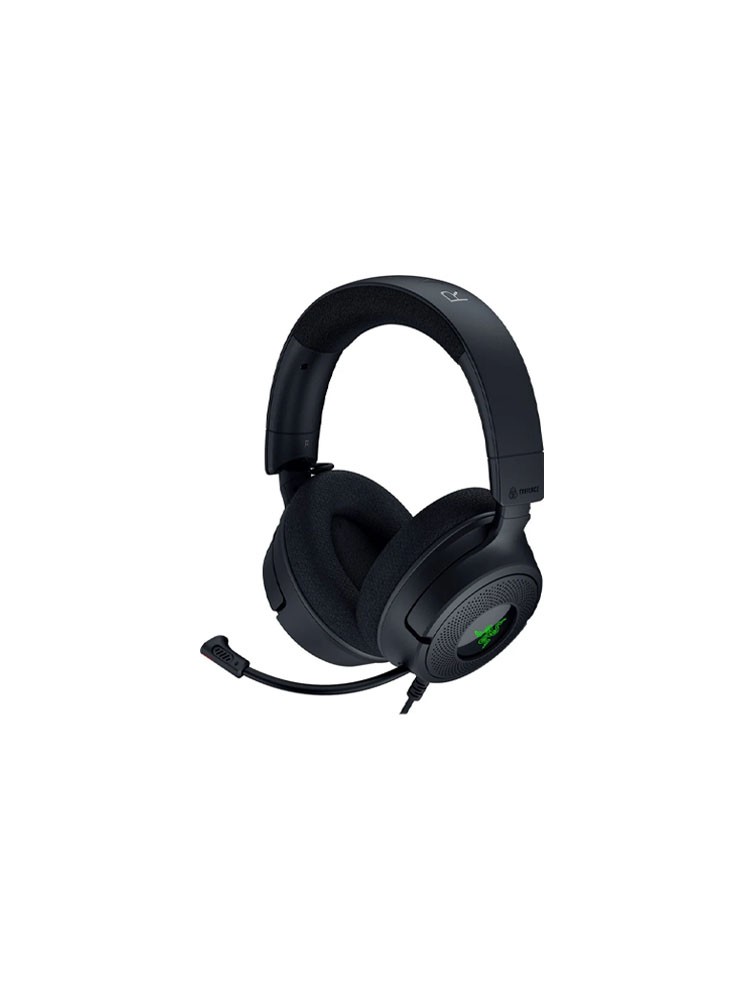 ყურსასმენი: Razer Kraken V4 X Wired RGB On-ear Gaming Headset Black - RZ04-05180100-R3M1