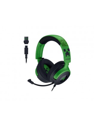 ყურსასმენი: Razer Kraken V4 X Wired Gaming Headset Minecraft Edition - RZ04-05180200-R3M1