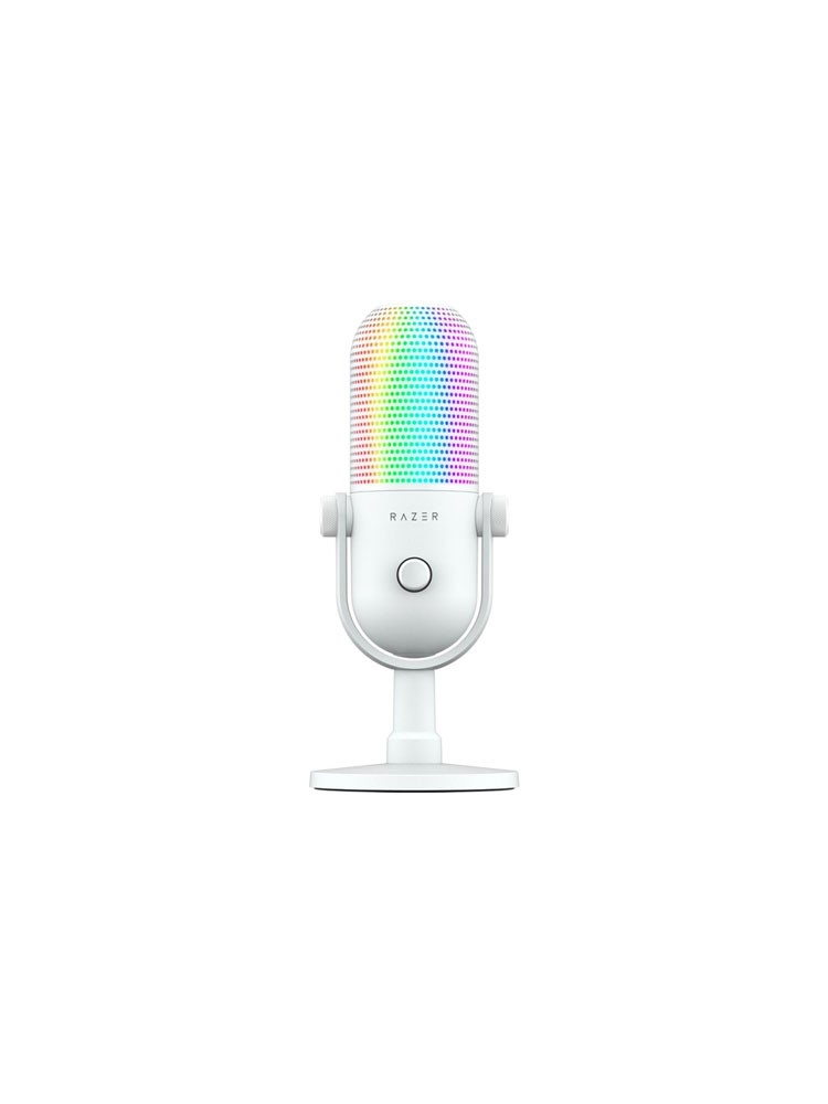 მიკროფონი: Razer Seiren V3 Chroma RGB USB-A Gaming Microphone White - RZ19-05060200-R3M1