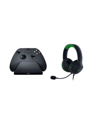 სათამაშო ნაკრები: Razer Legendary Duo Bundle for Xbox: Kaira Wireless Headset and Quick Charging Stand - RZ82-03480100-B3M1
