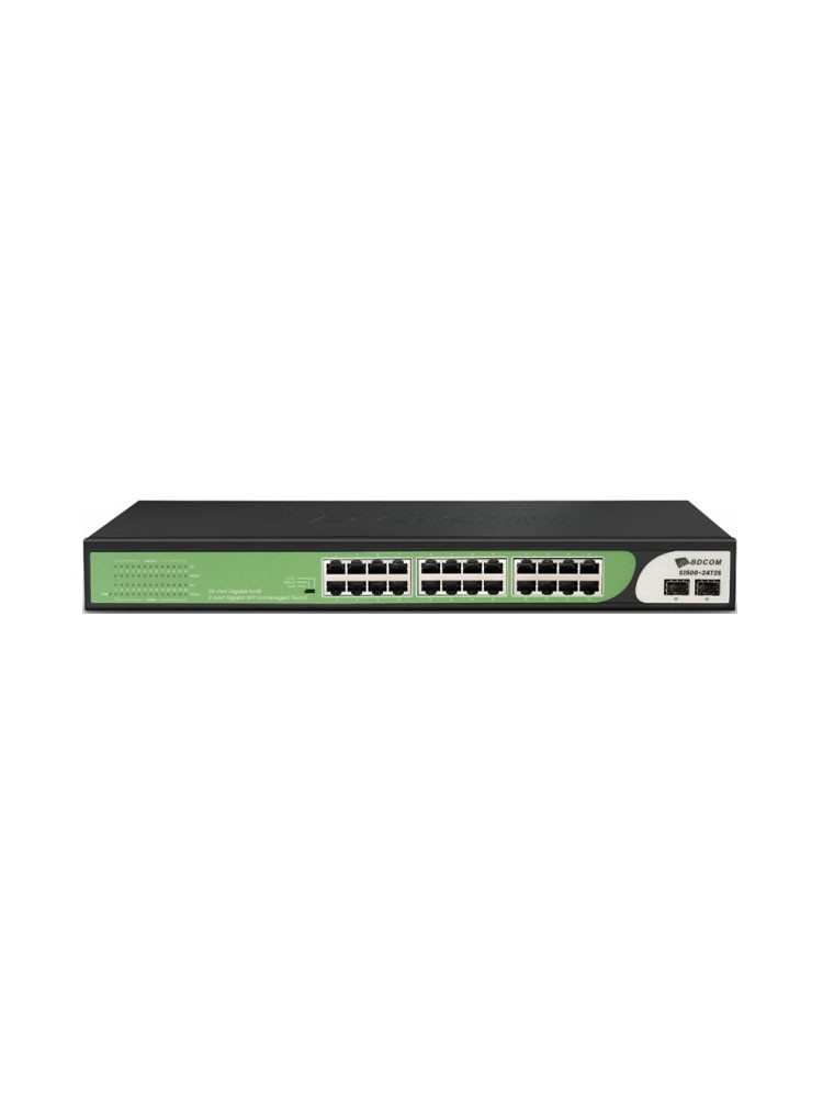 სვიჩი: BDCOM S1500-24T2S 24-Port Gigabit Unmanaged Switch