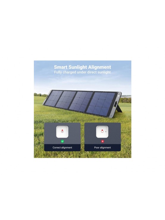 მზის პანელი: Ugreen SC200 15114 200W Solar Power Bank Black