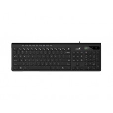 კლავიატურა: Genius SlimStar 230II Wired Slim Keyboard Black