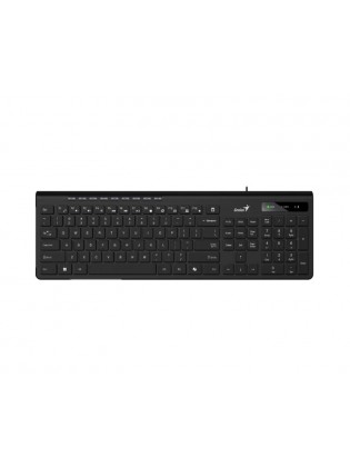 კლავიატურა: Genius SlimStar 230II Wired Slim Keyboard Black