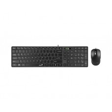კლავიატურა-მაუსი: Genius SlimStar C126 Mouse+ Keyboard USB Black