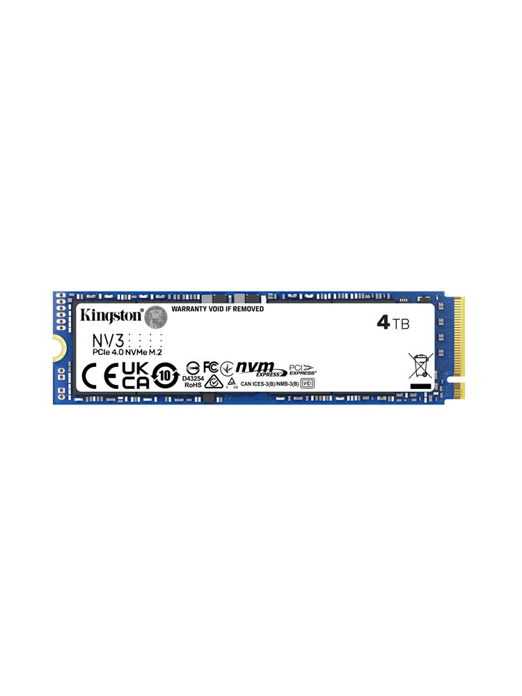 მყარი დისკი: Kingston NV3 PCIe 4.0 NVMe SSD 4TB - SNV3S/4000G