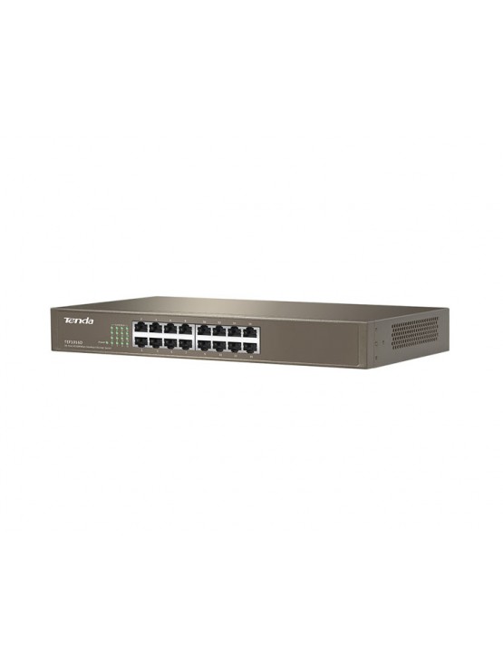 სვიჩი: Tenda TEF1016D 16-Port 10/100M steel case Unmanaged Switch
