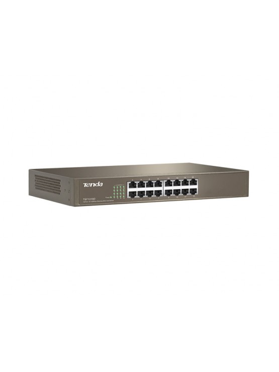 სვიჩი: Tenda TEF1016D 16-Port 10/100M steel case Unmanaged Switch