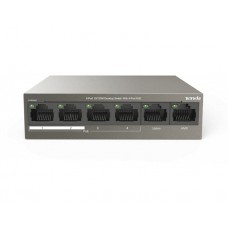 სვიჩი: Tenda TEF1106P-4-63W 6-Port 10/100M Desktop Switch with 4-Port PoE
