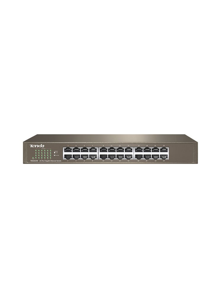 სვიჩი: Tenda TEG1024D 24-port Gigabit Unmanaged Desktop/Rack Switch