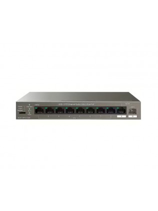 სვიჩი: Tenda TEG1110PF-8-120W 8xGigabit PoE+ Unmanaged Switch