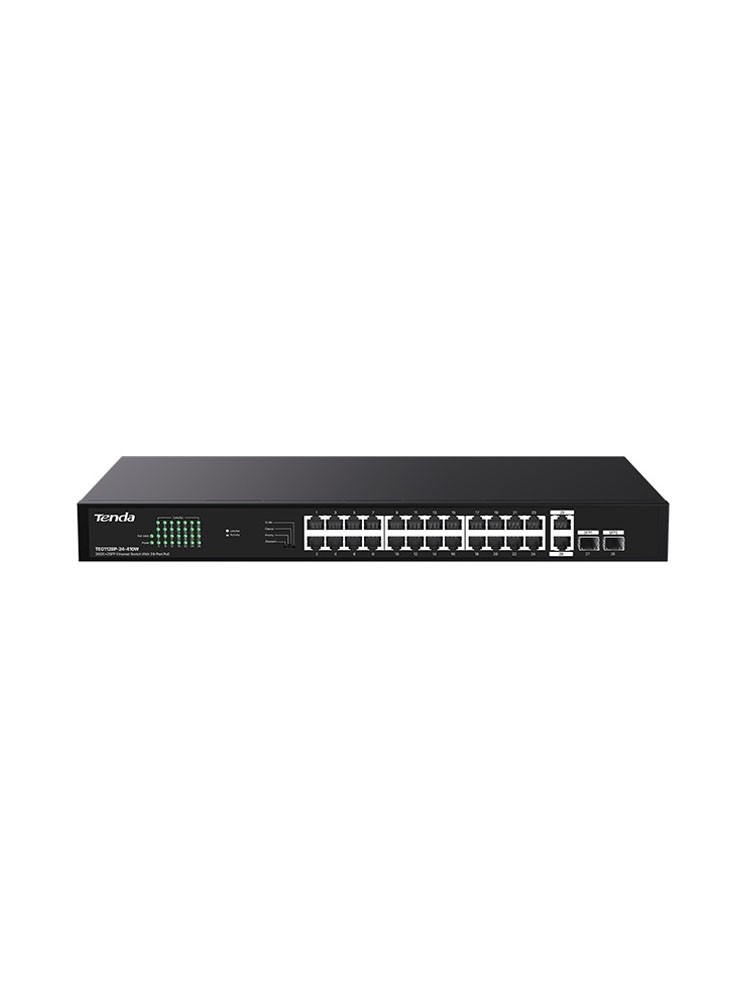 სვიჩი: TEG1128P-24-410W 24xGigabit PoE+ Unmanaged Switch