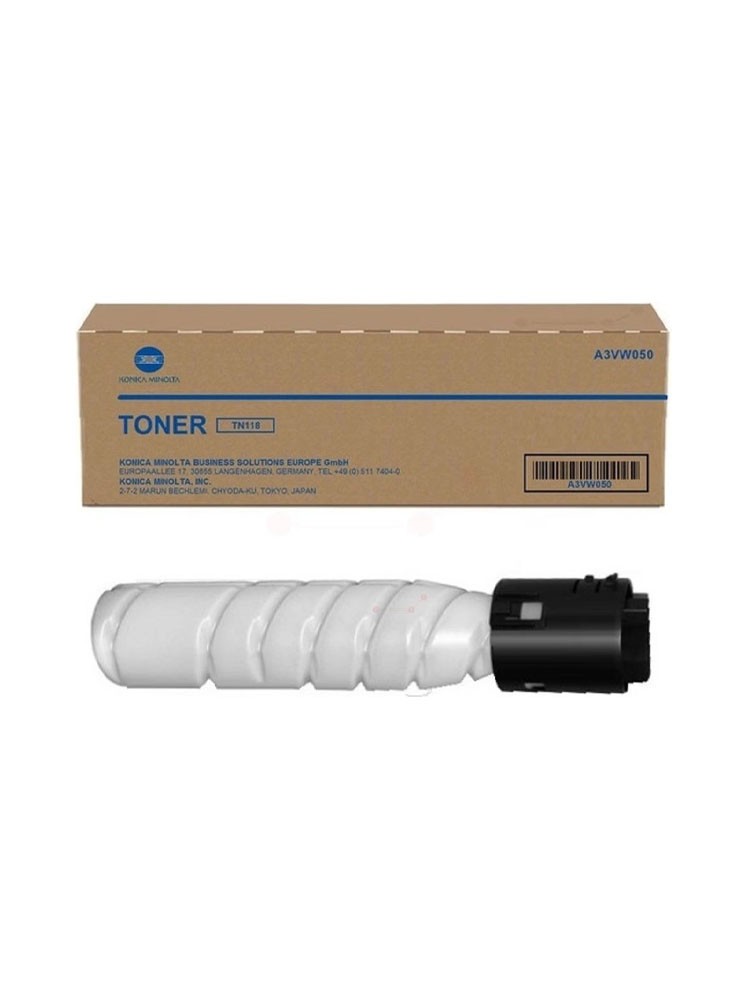 კარტრიჯი: Konica Minolta TN-118 Black Original Toner-kit - A3VW050